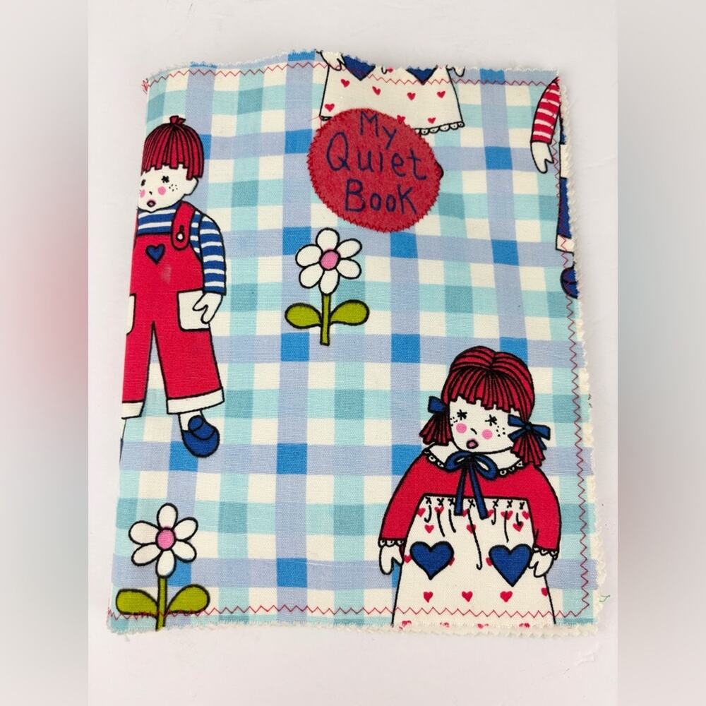 Vintage Handmade Cloth My Quiet Book